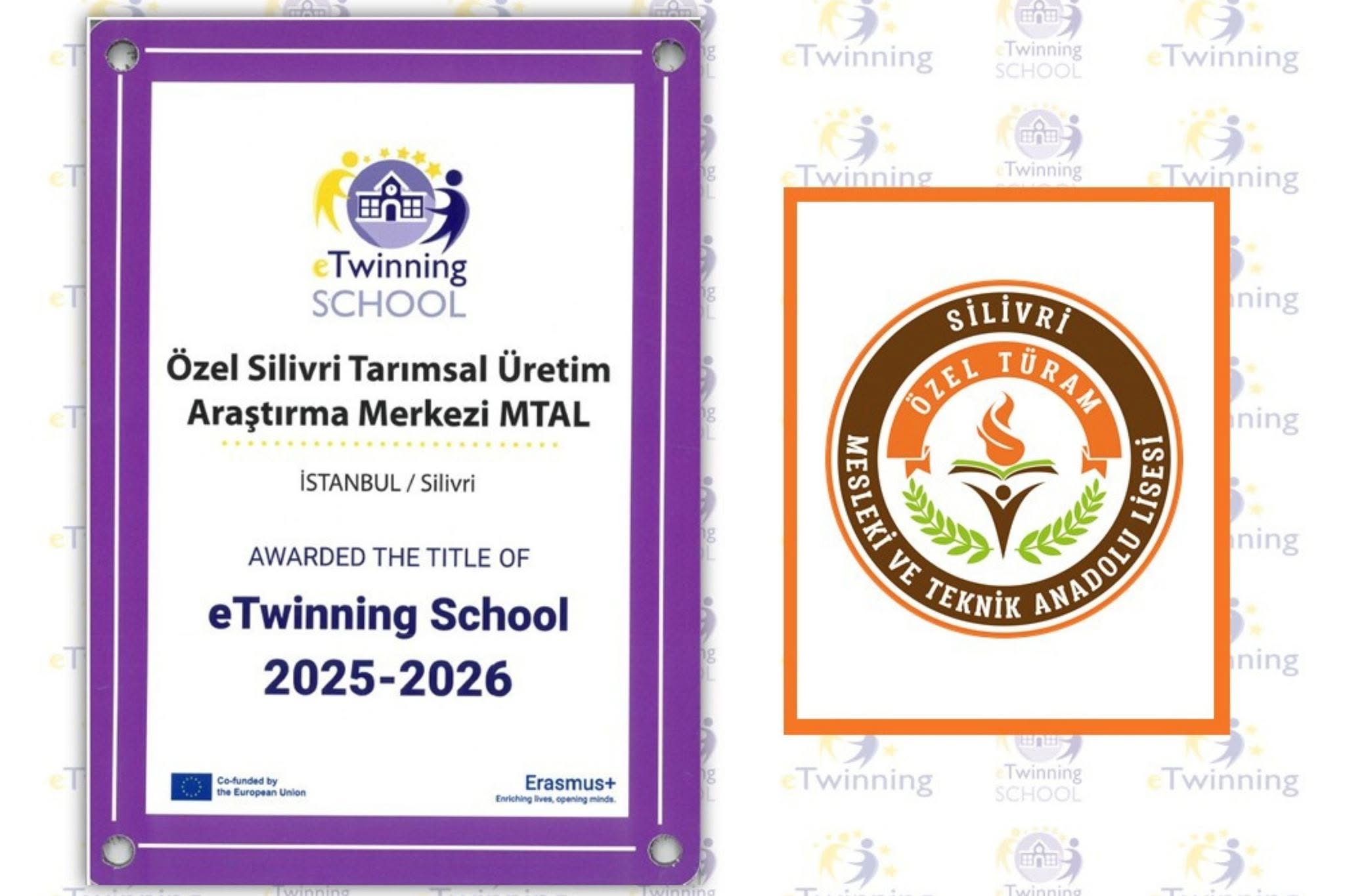 Özel Silivri TÜRAM Mesleki ve Teknik Anadolu Lisesi'ne eTwinning Ödülü