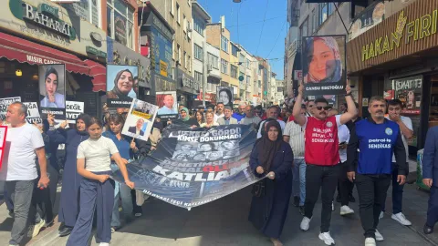 Dilovası’nda yaşamını yitiren işçilerin aileleri Gebze'de adalet nöbeti başlattı: 'Ortada bir sermaye var, gücü yeten yetene'