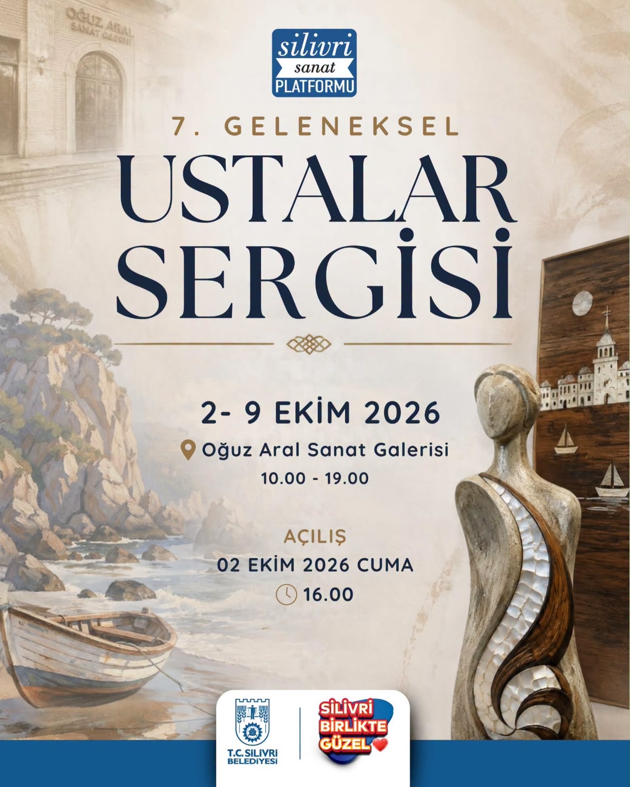 7. Geleneksel Ustalar Sergisi Silivri’de Kapılarını Açıyor