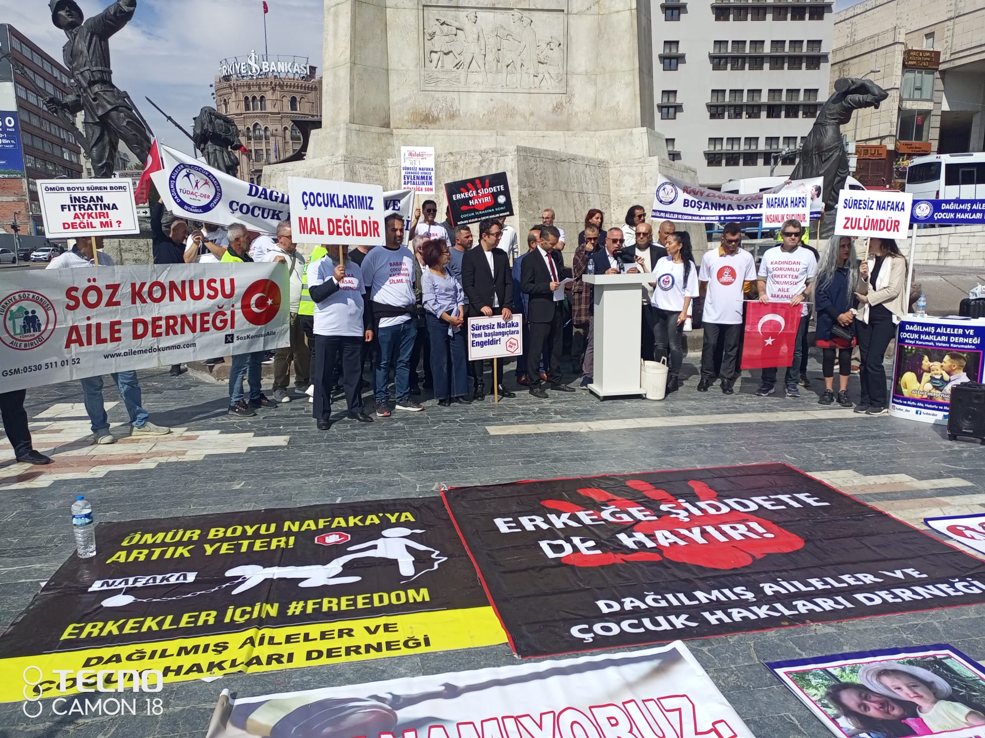 Dağılmış Aileler ve Çocuk Hakları Derneği’nden Ankara’da Nafaka Ve Velayet Açıklaması