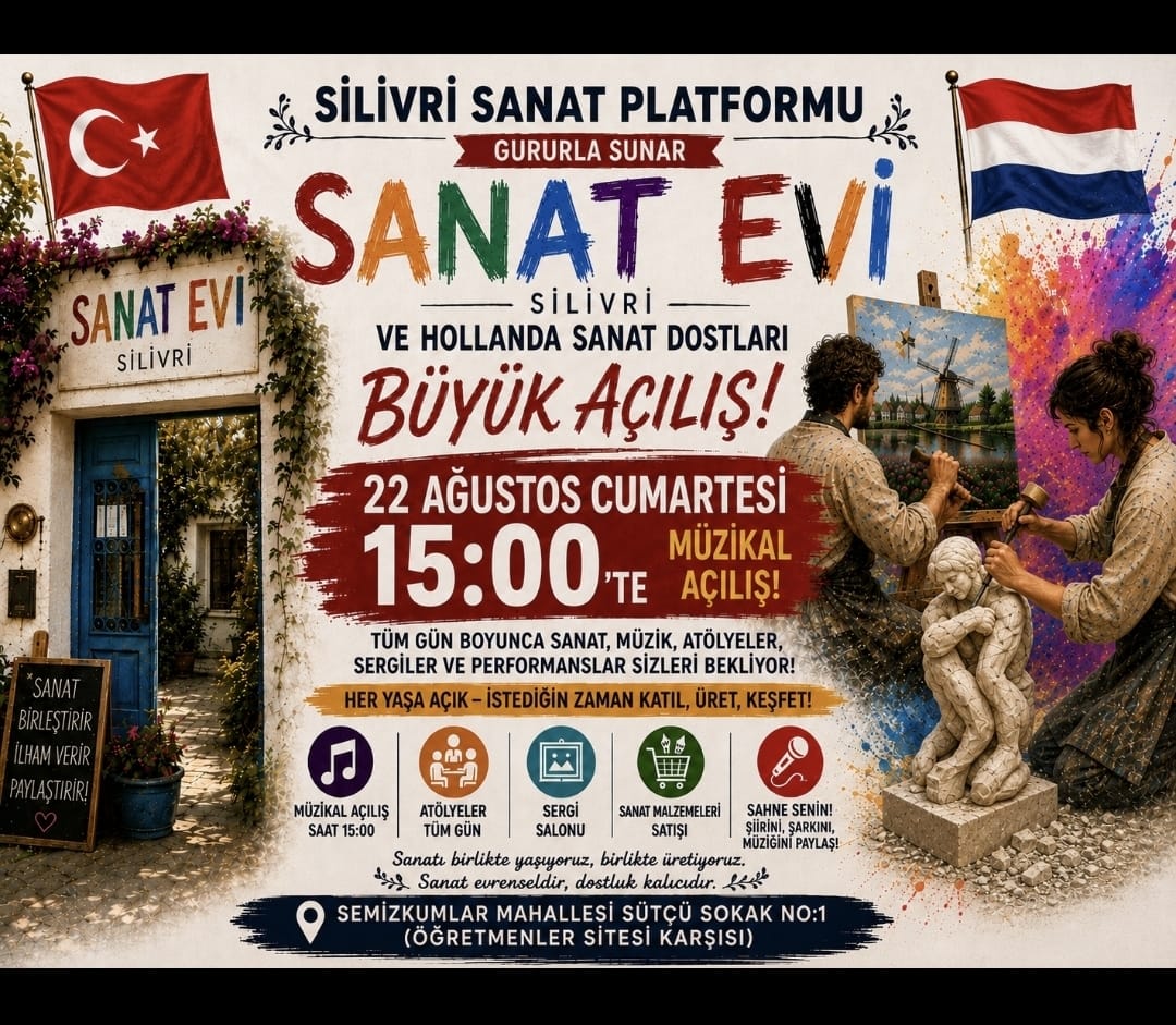Hollanda’dan Silivri’ye Sanat Köprüsü