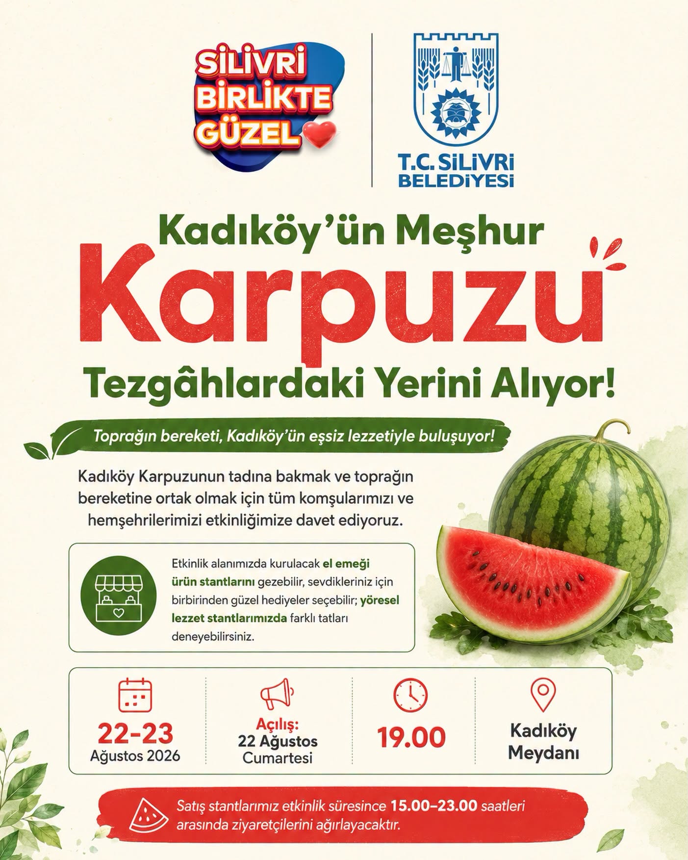 Kadıköy Karpuzu Tezgâhlardaki Yerini Alıyor