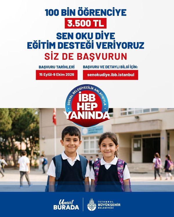 ‘SEN OKU DİYE’ BAŞVURULARI DEVAM EDİYOR