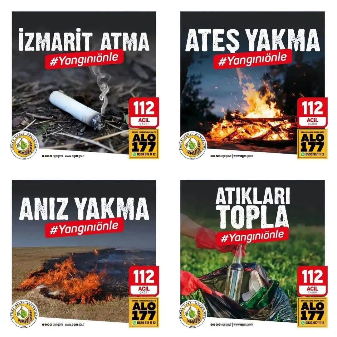 Sıcak Hava ve Düşük Nem Yangın Riskini Artırıyor: Vatandaşlara Önemli Uyarı