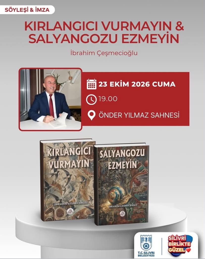 Silivrili Yazar İbrahim Çeşmecioğlu Okurlarıyla Buluşacak