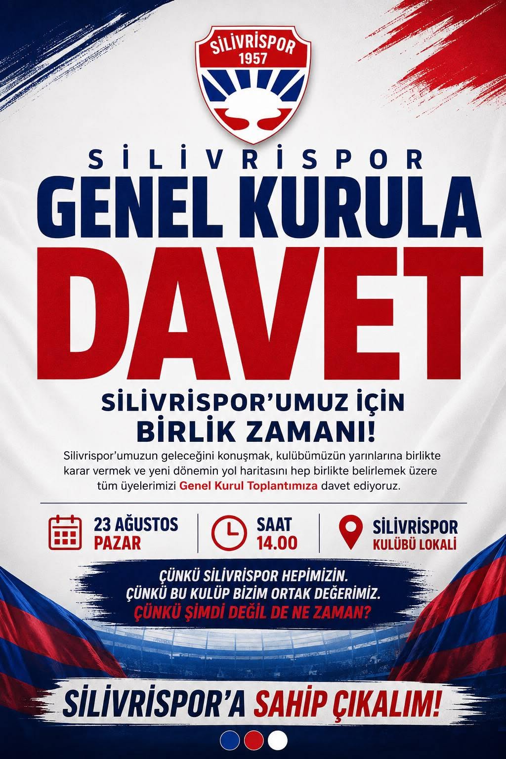 Silivrispor’da Genel Kurul Heyecanı: Akgün Duru’dan Tüm Üyelere Birlik ve Beraberlik Çağrısı