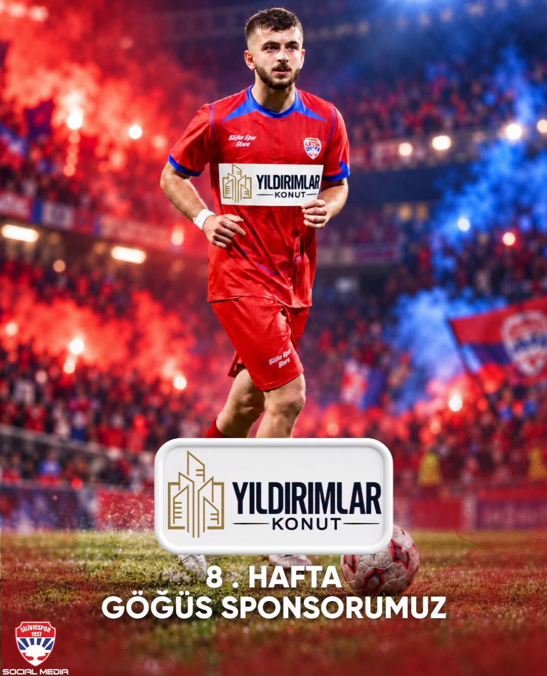 Silivrispor’un 8. Hafta Göğüs Sponsoru Yıldırımlar Konut Oldu
