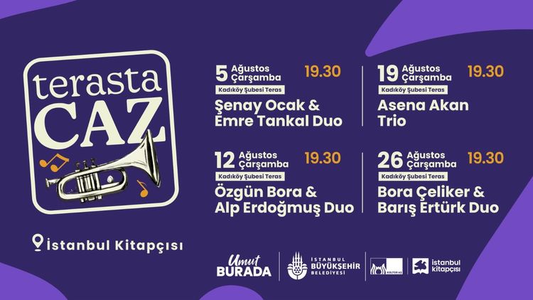 “Terasta Caz” Konserleri Devam Ediyor