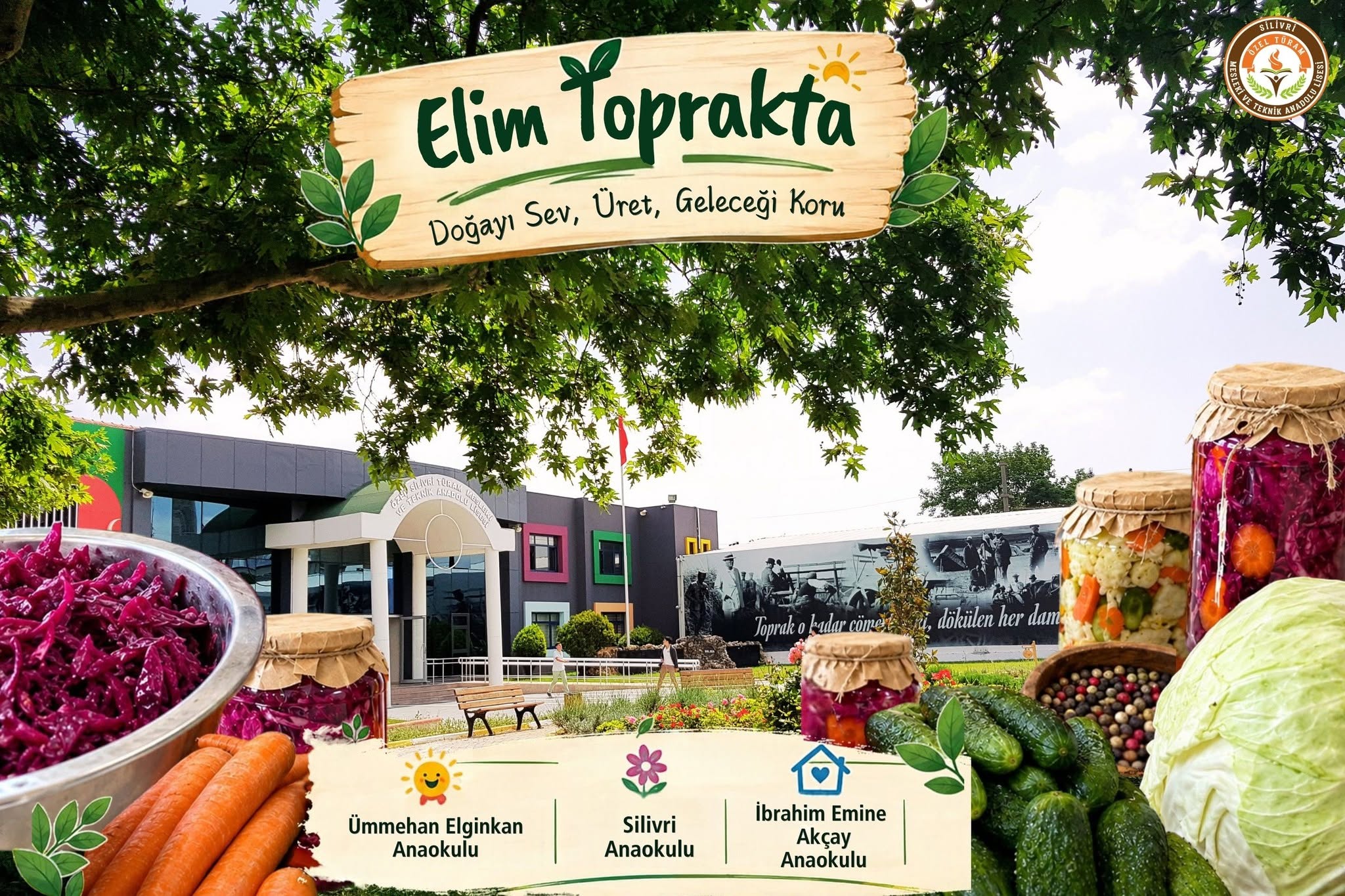 TÜRAM’da Minik Ellerle Turşu Atölyesi